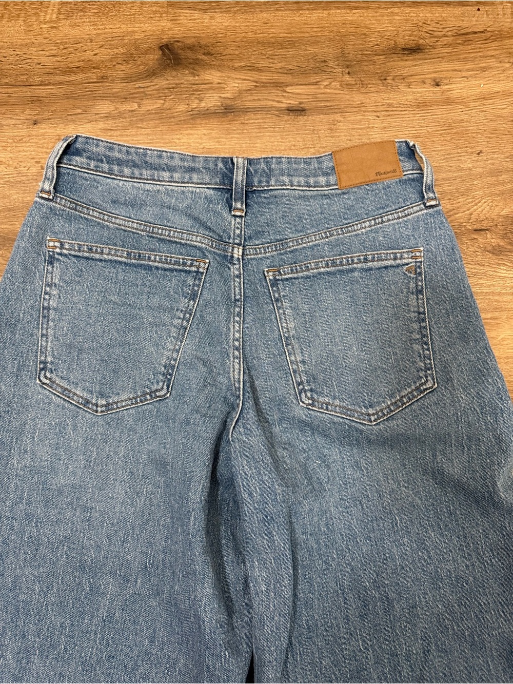 Madewell The Curvy Perfect Vintage Wide-Leg Jean Light Wash Sz 29 Spring - Picture 8 of 8